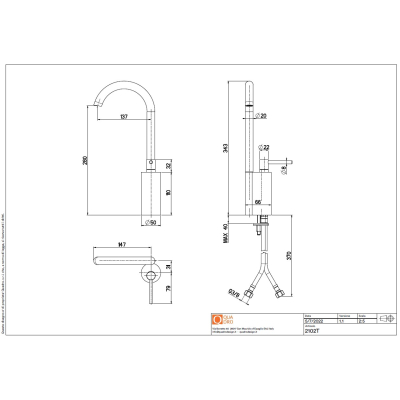 Quadro Design FFQT змішувач для раковини 2102T
