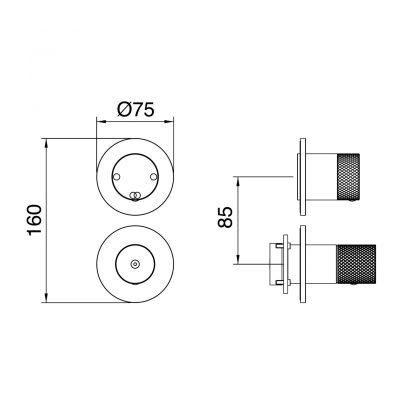 Treemme змішувач для душу 22mm RWIT 11C3 IS 01