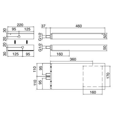 Treemme 5mm душова лійка 22*46