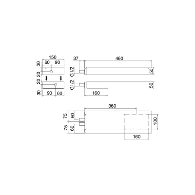 Treemme 5mm душова лійка 15*46