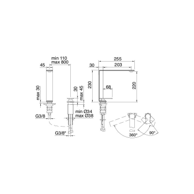 Змішувач для кухні Treemme - 5mm IT 2833 IS 5M ZZ