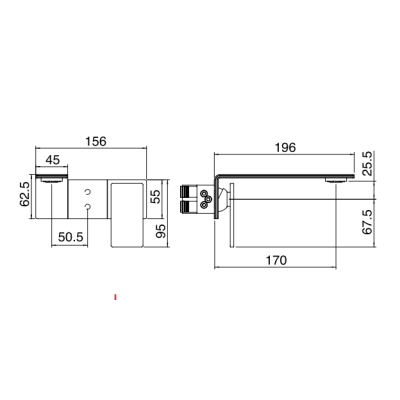 Treemme змішувач для раковини 5mm RWIT 2851 IS 97