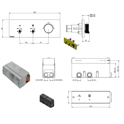 Treemme змішувач для душу Watt RWIT 2B86 IS 01