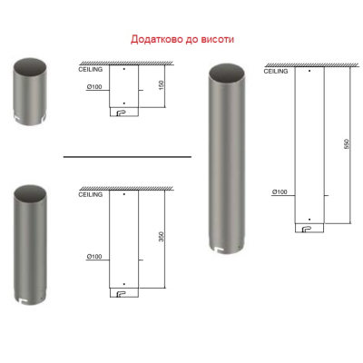 Zazzeri  JK21 Душова лійка  34 см SO01