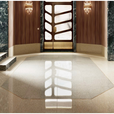 Fiandre Il Veneziano Seminato Beige плитка керамограніт Terrazzo