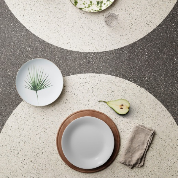 Fiandre Il Veneziano Seminato Beige плитка керамограніт Terrazzo