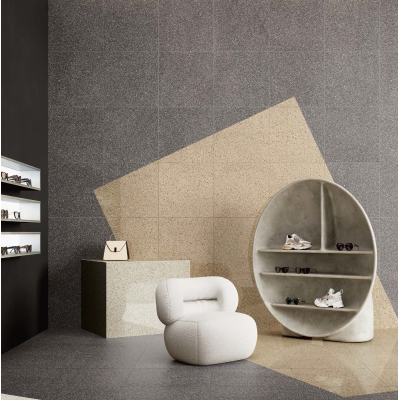 Fiandre Il Veneziano Seminato Nero плитка керамограніт Terrazzo