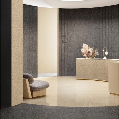 Fiandre Il Veneziano Seminato Nero плитка керамограніт Terrazzo