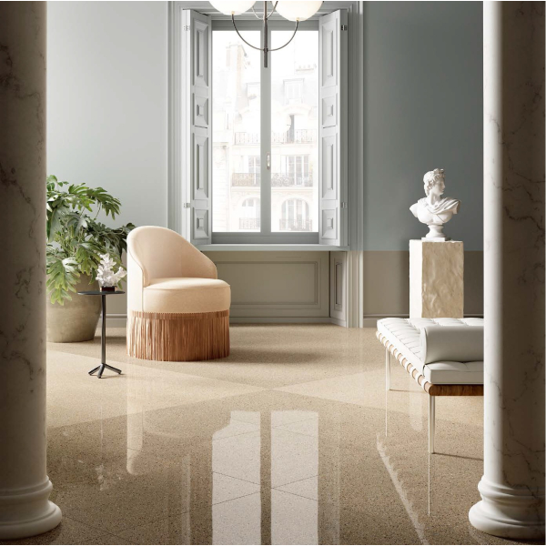 Fiandre Il Veneziano Seminato Miele плитка керамограніт Terrazzo