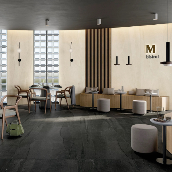 Fiandre Stone MegaBlack плитка керамограніт