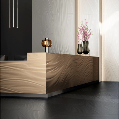 Fiandre Luce Black плитка керамограніт 