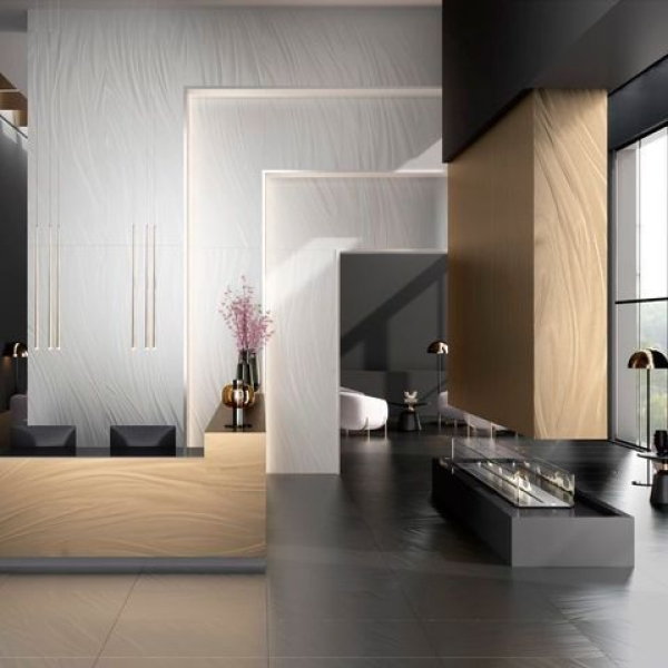 Fiandre Luce Pearl плитка керамограніт 