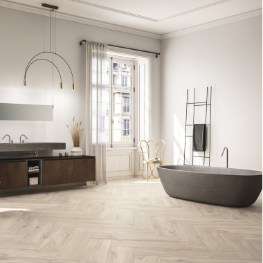 Fiandre Wood Bois Urbain Blanche плитка керамограніт