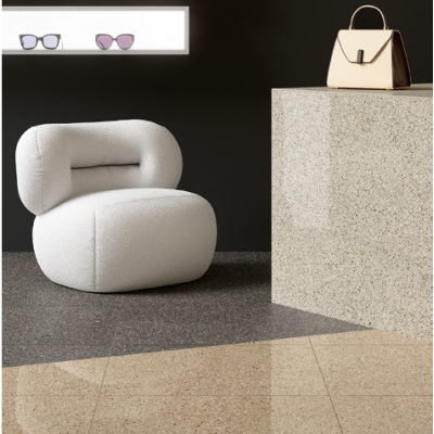 Fiandre Il Veneziano Seminato Beige плитка керамограніт Terrazzo