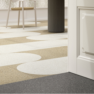 Fiandre Il Veneziano Seminato Candido плитка керамограніт Terrazzo