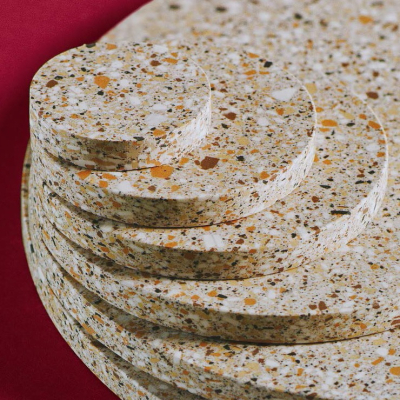 Fiandre Il Veneziano Seminato Beige плитка керамограніт Terrazzo