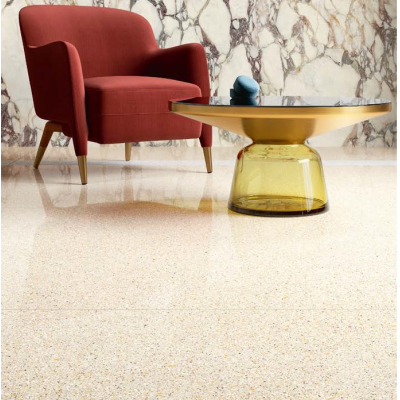 Fiandre Il Veneziano Seminato Beige плитка керамограніт Terrazzo