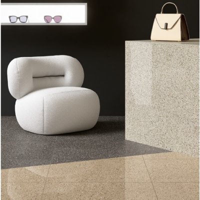 Fiandre Il Veneziano Seminato Beige плитка керамограніт Terrazzo