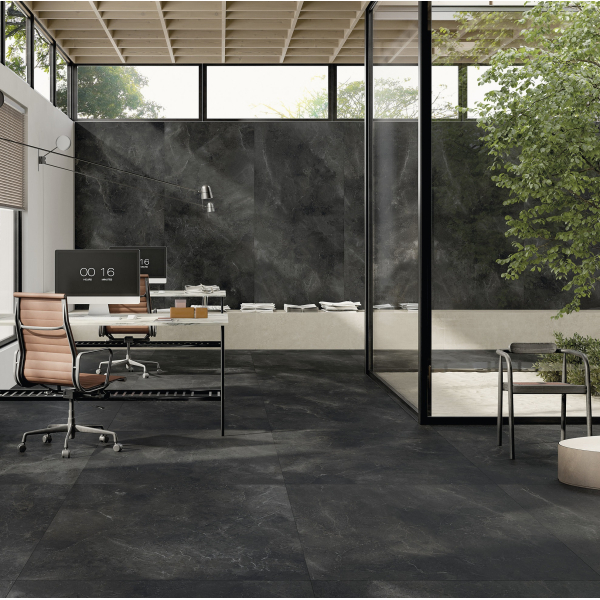 Fiandre Stone Black Aion плитка керамограніт