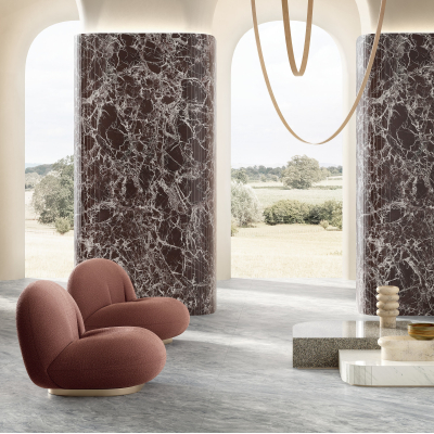 Fiandre Marble Lab Lepanto Rubino плитка керамограніт