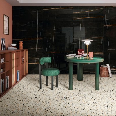 Fiandre Marble Lab Sahara Noir плитка керамограніт 