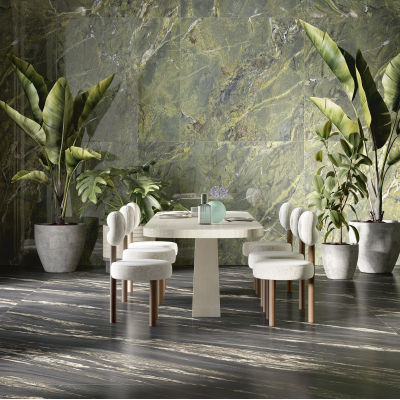 Fiandre Marble Lab Verde Fantastico плитка керамограніт 