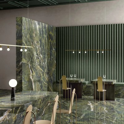 Fiandre Marble Lab Verde Fantastico плитка керамограніт 
