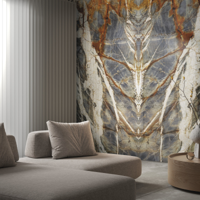 Fiandre Marble Lab Blue Tempest плитка керамограніт