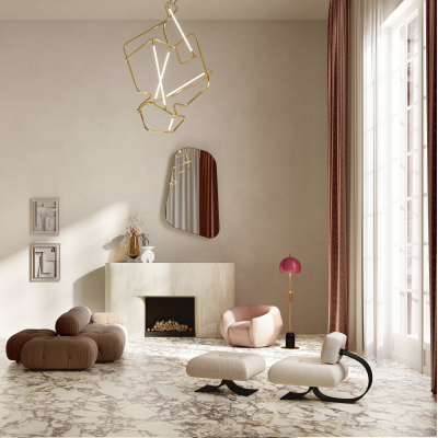 Fiandre Marble Lab Breccia Mirabile плитка керамограніт