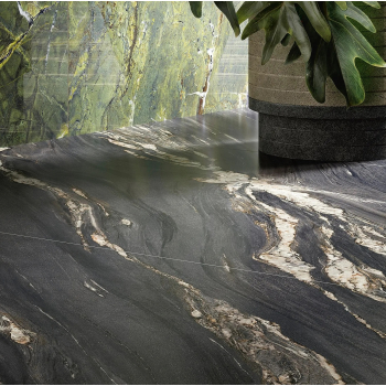 Fiandre Marble Lab Nero Damascato плитка керамограніт