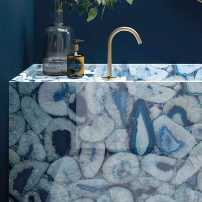 Fiandre Marble Agata Blu плитка керамограніт