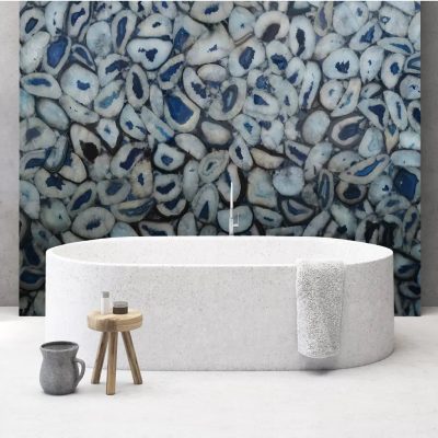 Fiandre Marble Agata Blu плитка керамограніт