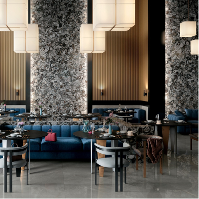 Fiandre Marble Agata Black плитка керамограніт