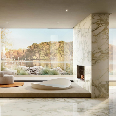 Fiandre Marble Lab Calacatta Dorato плитка керамограніт