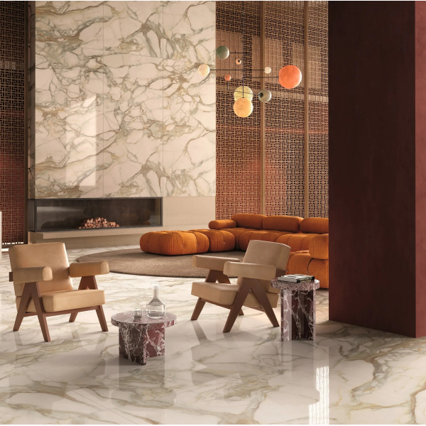 Fiandre Marble Lab Calacatta Dorato плитка керамограніт