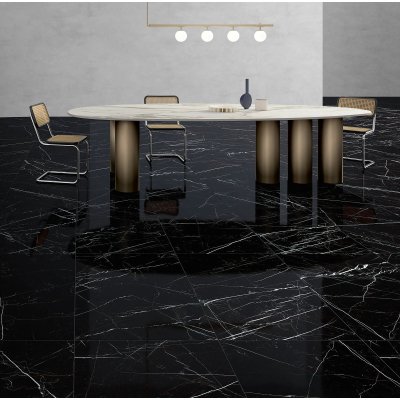 Fiandre Marble Lab Dark Marquina плитка керамограніт