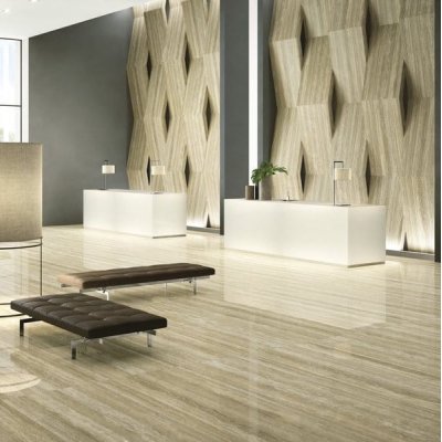 Fiandre Marble Lab Travertino плитка керамограніт