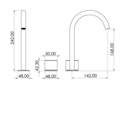 Linki Marble змішувач для раковини MRB102