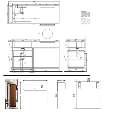 Cielo Narciso Vanity раковина на консолі 130см 