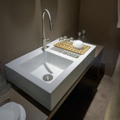Flaminia Kitchen Acquafood кухонна мийка подвійна 100см