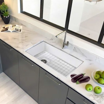 Terzofoco Kitchen Dual Mount34 кухонна мийка 88 см