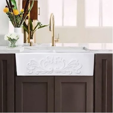 Terzofoco Kitchen DB Bell Decor кухонна мийка подвійна 83 см