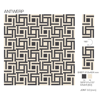Top Cer плитка для стін та підлоги, модель Antwerp