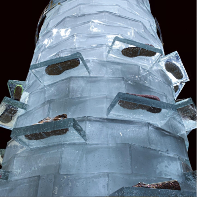 Poesia Glass Bricks Cloud скло блок 24.6*11.6*5.3