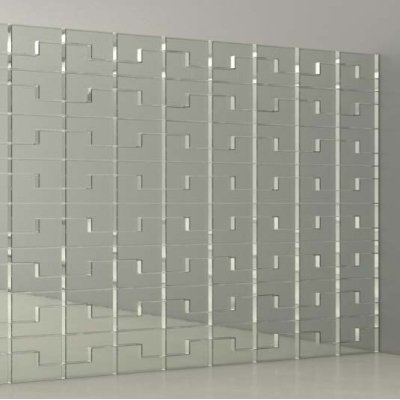 Poesia Glass Bricks Curved скло блок 28.5*8.5*5.3