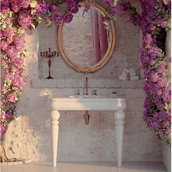 Bleu Provence Romantica раковина з колонами 100 см