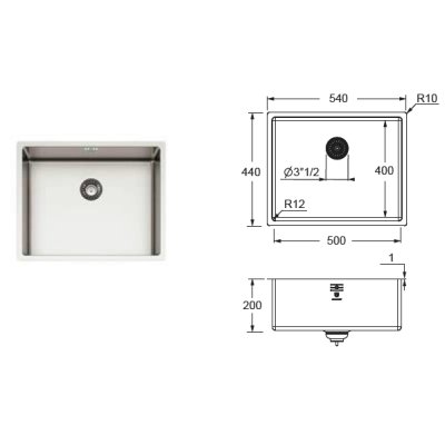 Guglielmi Kitchen кухонна мийка VI81520