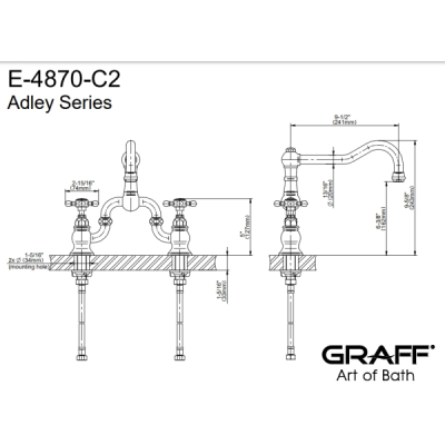 Graff Design Adley Змішувач до кухні 4870 C2