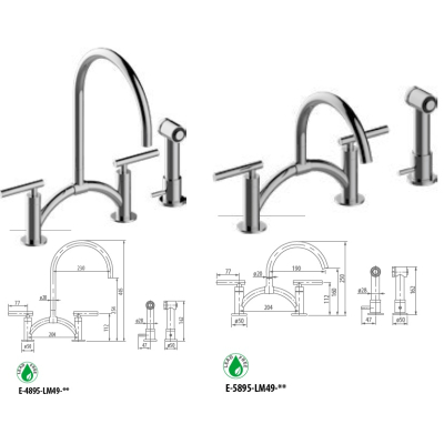 Graff Design Sospiro Змішувач для кухні E4895