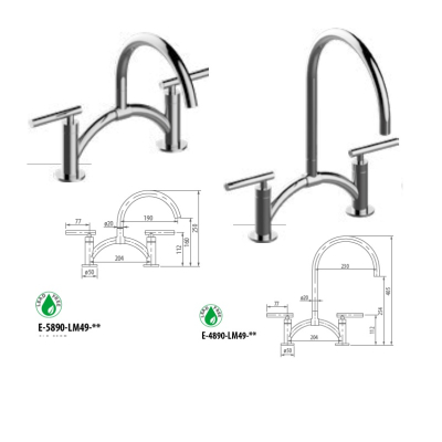 Graff Design Sospiro Змішувач для кухні E5890
